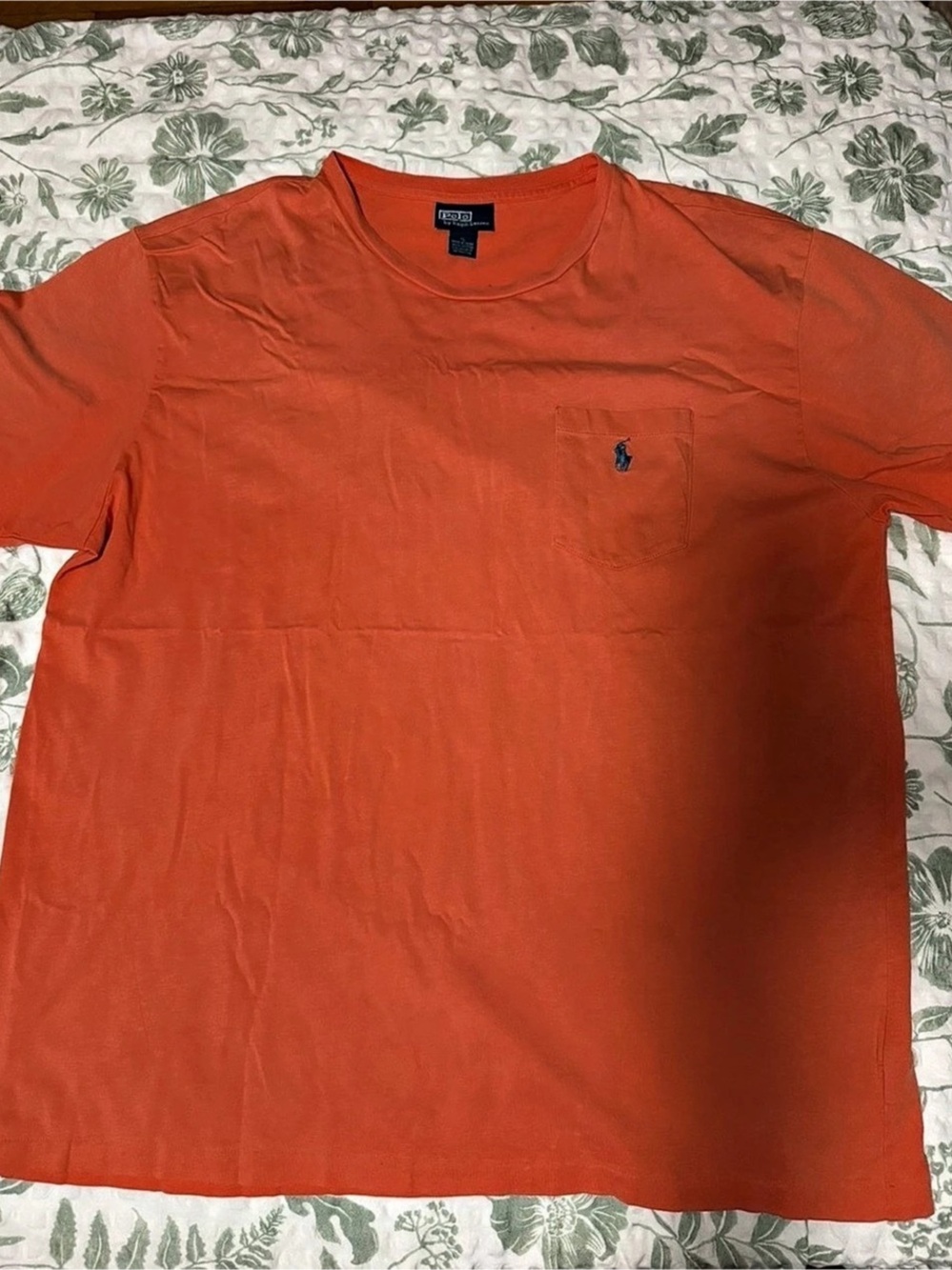 Polo Ralph Lauren Classic Fit Jersey Pocket T-Shirt Orange XL
